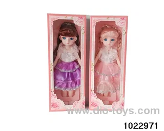 14-inch 12-joint doll set in window box