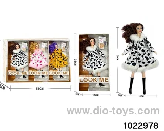 11.5 inch 11 joint doll set in display box