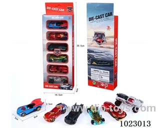 free wheel alloy car in color box