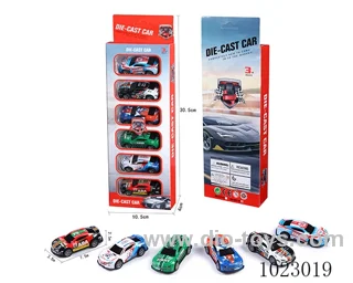 pull back alloy car in window box