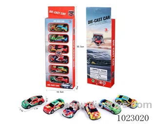 pull back alloy car in window box