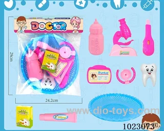 doctor set in poly bag header