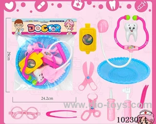 doctor set in poly bag header