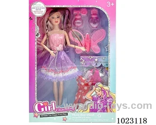 11inch 9-joint doll with Perfume suction board/clothes in window box
