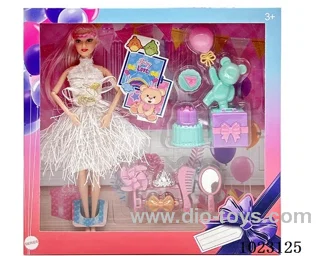 11inch 9-joint doll in window box