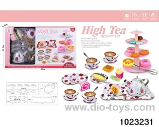 Tea Set + Dessert in window box