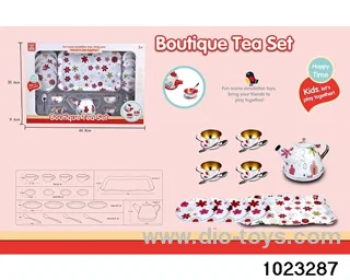 Tea Set in window box