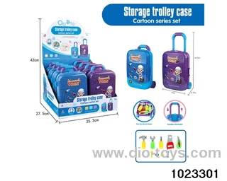 Tool trolley case in display box