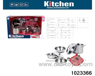 Stainless steel tableware in window box
