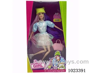 11.5inch 12-joint doll with Big feet and big hands  in window box