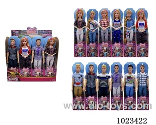 12pcs 11.5inch 9-joint &11-joint doll 12 sets mixed loading in display box