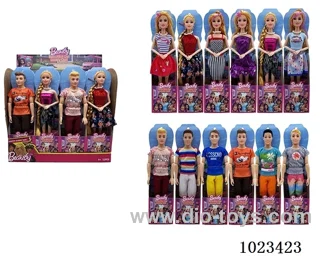 12pcs 11.5inch 9-joint doll 12 sets mixed loading in display box