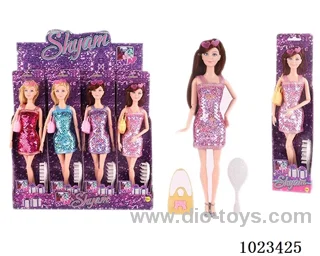 12pcs 11.5inch 9-joint doll 4 sets mixed loading in display box