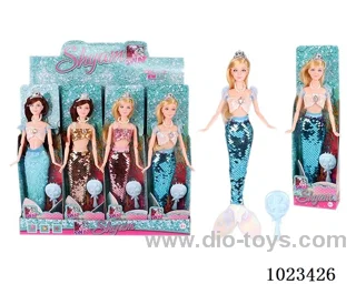 12pcs 11.5inch 9-joint doll 4 sets mixed loading in display box