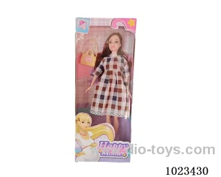 11.5inch Pregnant woman doll with bag in window box