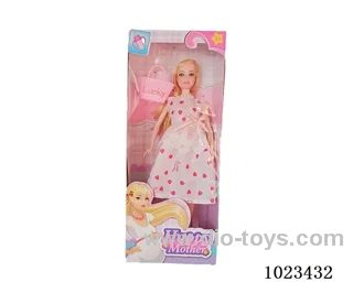 11.5inch Pregnant woman doll with bag in window box