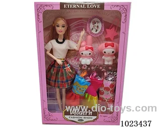 11.5inch 9-joint doll in window box