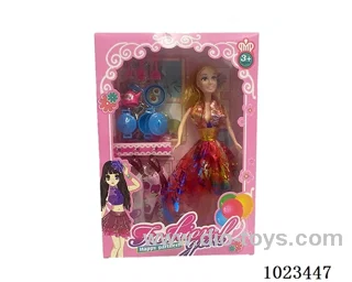 11.5inch  doll with  A movable hand in window box