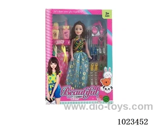 11.5inch 9-joint doll with  A movable hand in window box