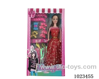 11.5inch 9-joint doll with  A movable hand in window box