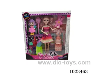11.5inch 9-joint doll with  A movable hand in window box