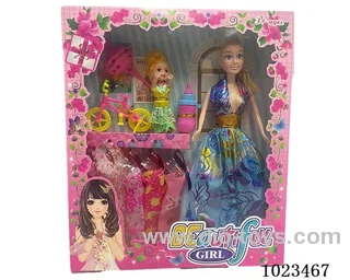 11.5inch  doll with  A movable hand in window box