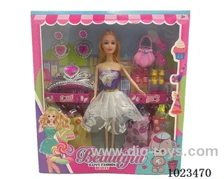 11.5inch  doll with  A movable hand in window box