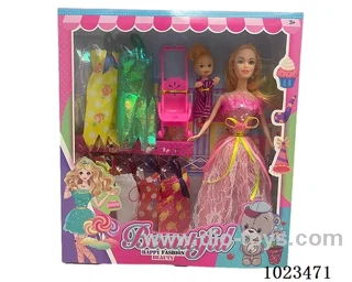 11.5inch  doll with  A movable hand in window box