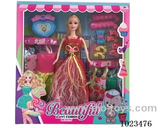 11.5inch  doll with  A movable hand in window box