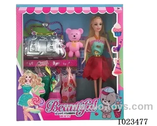 11.5inch  doll with  A movable hand in window box