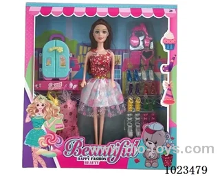 11.5inch  doll with  A movable hand in window box