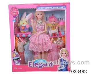 11.5inch 9-joint doll with  A movable hand in window box