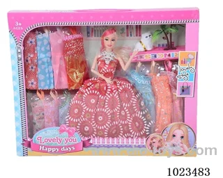 11.5inch 9-joint doll with  A movable hand in window box