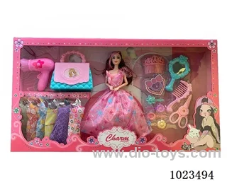 11.5inch 9-joint doll  in window box