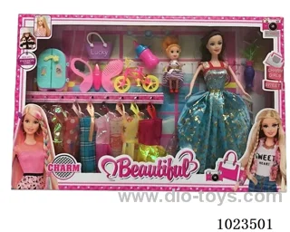11.5inch  doll with  A movable hand in window box
