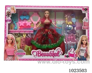 11.5inch  doll with  A movable hand in window box