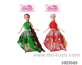 11.5inch 9-joint doll 2sets mixed loading in opp bag