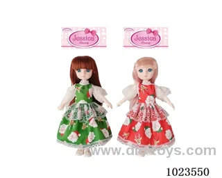 14inch 12-joint doll 2sets mixed loading in PP bag with header