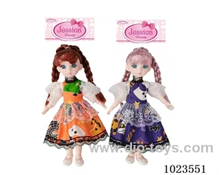 14inch 12-joint doll 2sets mixed loading in PP bag with header