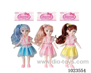 14inch 12-joint doll 2sets mixed loading in PP bag with header