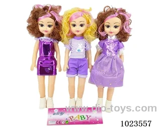 20inch doll with music &a movable hand 3sets mixed loading in PP bag with header