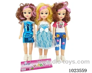 20inch doll with music &a movable hand 3sets mixed loading in PP bag with header