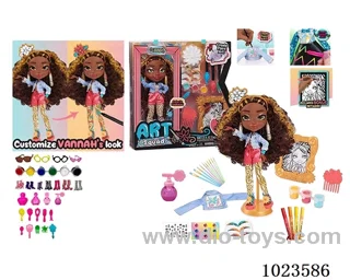 10inch 12joint doll with _x000D_
DIY painting accessories in window box