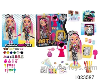 10inch 12joint doll with _x000D_
DIY painting accessories in window box