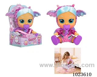 14inch doll with 4-sound music &Tearshedding function in display box