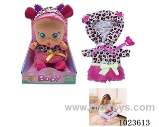 14inch doll with 4-sound music &Tearshedding function in display box