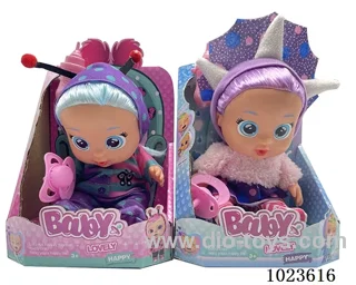 14inch doll with 4-sound music &Tearshedding function in display box