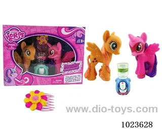 2pcs rubber horses in window box