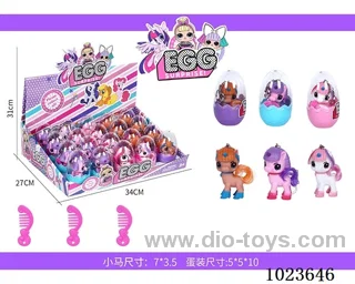 20pcs rubber horses Key chain in display box