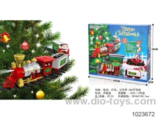 hanging rail train set in color box